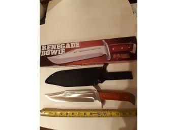 New Ridge Runner Bowie Knife With Sheath