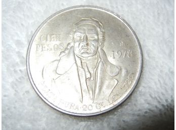 1978 Cien(100) Mexican Pesos