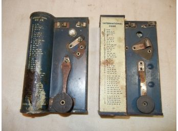 2 Morse Code Telegraph Sets