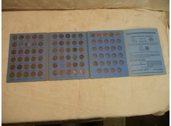 Lincoln Cent Collection In A Whitman #9030 Album