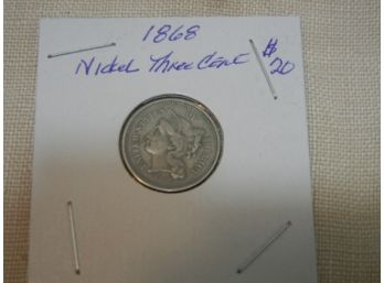 1868 Three Cent Piece