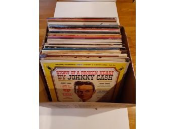 50+ LP Vinyl Record Albums, 12', Country, Pop, Etc.