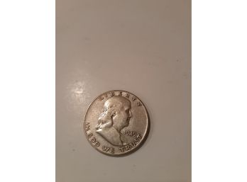 1949 P Ben Franklin Silver Half Dollar