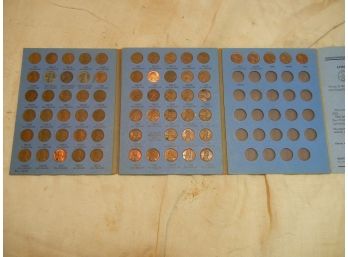 Lincoln Cent Collection In A Whitman #9030 Album