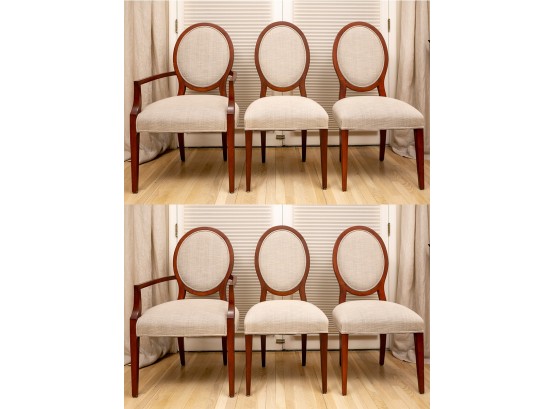Set Of Six Beautiful Custom Dining Room Chairs