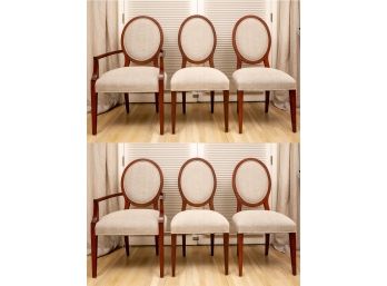 Set Of Six Beautiful Custom Dining Room Chairs
