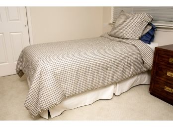 Yves Delorme Paris Bedding + Stearns & Foster The Correct Comfort Old World Mattress, Boxspring And Frame