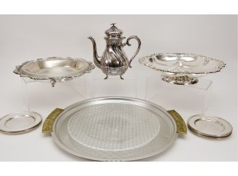 Silverplated Serving Tray & More