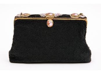 Wolborg Hand Made Beaded Evening Handbag - Made In France
