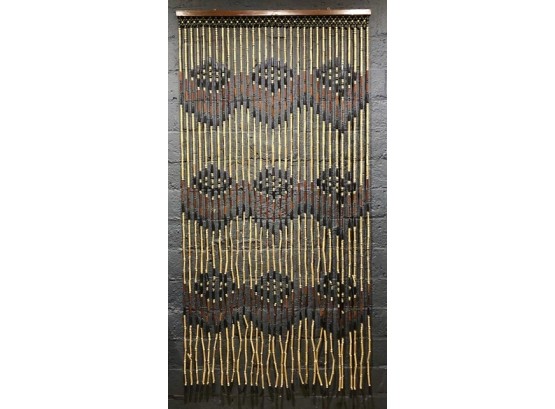 Vintage 1960s Beaded Curtain Room Divider