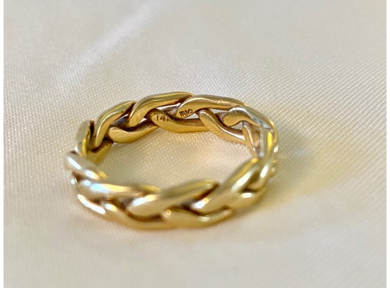 14K Rope Style Ring