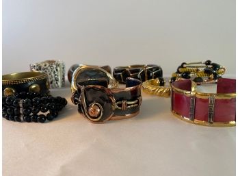 Group Of Chunky Bracelets