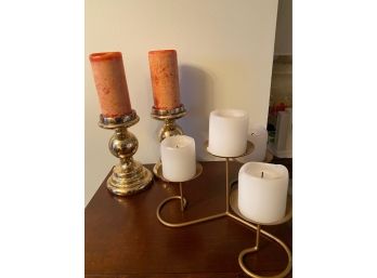 Candle Holders And Candles