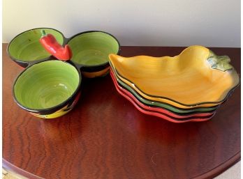 Decorative Serving Dishes And Other Items