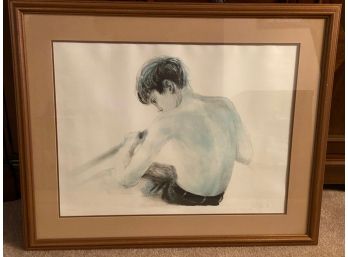 Print Of Boy, Signed And Numbered