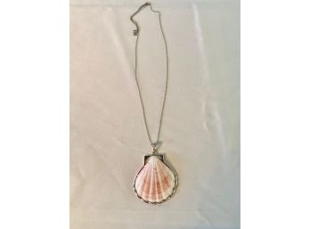 Sterling Silver Shell Necklace