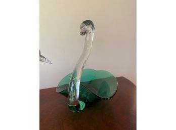 Colorful Glass Swan