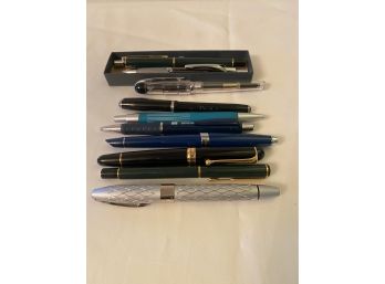 Collection Of Pens Including Fountain Pens