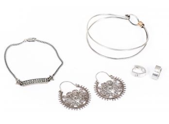 Collection Of Sterling Silver Jewelry