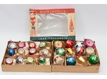 Two Boxes Of Vintage Christmas Ornaments