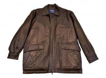 Today's Man Classics Collection Leather Jacket (Size: Medium)