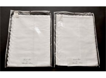 NEW! Set Of Two Schweitzer 'Chanel' Italian Cotton Tablecloths