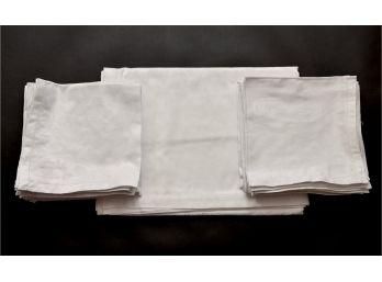 NEW! Florence Fine Italian Cotton Tablecloth And 24 Napkins