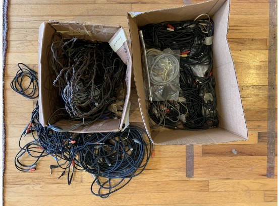 Large Lot Of Miscellaneous Wires And Cords