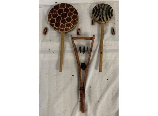 Three Hand Made Instruments