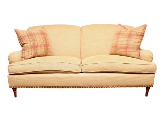 A Brunschwig & Fils Saratoga Collection  'Sagamore' Walnut Sofa (Retail $3,069)