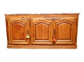 Marble Top Bas D’Armoire Sideboard Buffet Cabinet Credenza Console