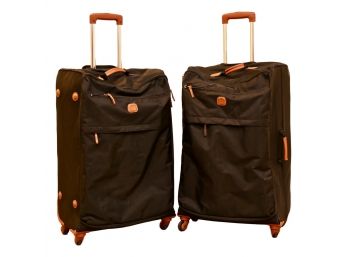 Set Of 2 BRIC'S Milano Italy Black Luggage