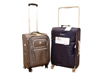Set Of 2 IT Light-Weight Black  And Swiss Gear Expandable Grey Luggage