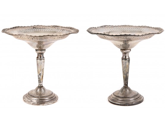 Sterling Silver Pedestal Candy Dishes
