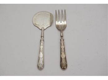 Silver 800 Fork And Pastry Server (7.89 Troy Ou.)