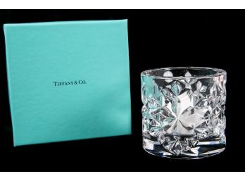 Tiffany & Co. Votive Candle Holder (Small White Candle Included) In Original Box