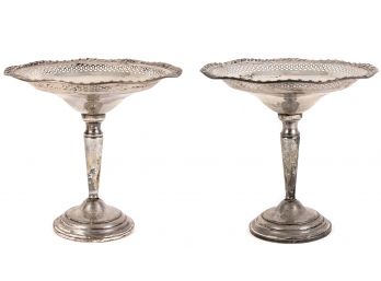 Sterling Silver Pedestal Candy Dishes