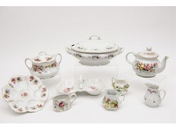 Collection Of Porcelain - English Elegance, Tuscan, Lefton, Wurremberg And More