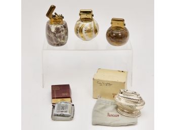 Collection Of Vintage Lighters Including Ronson