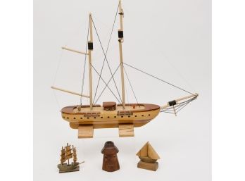 Wooden Sailboat And More