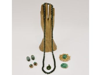 Collection Of Jade Jewelry