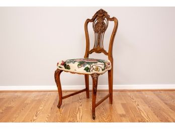 Antique J.K. Rishel Furniture Co. Carved Wood Chair