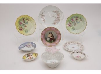 Collection Of Plates-Imperial Plates Signed De Bec, Mitterbeich Signed LeBrun Bavarian Germany Plate And More