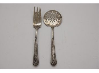 Sterling Silver Tomato Serving Utensils (3.715 Troy Ou.)
