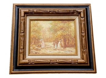 Signed Alen Walters Oil On Canvas Framed Painting