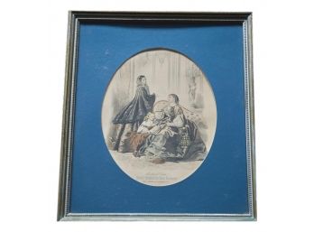 'Petit Courrier Des Dames' Framed Print