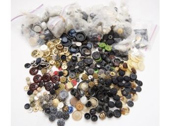 Collection Of Assorted Vintage Buttons