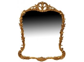 Beautiful Gilt Carved Wood Large Mirror