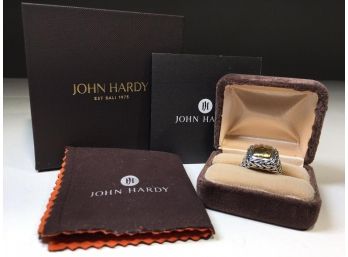 (J5) Incredible JOHN HARDY Sterling Silver & 22k Gold Ring (Box/Pouch/Etc)