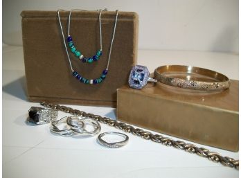 (J57) Great Assorted Sterling Silver Lot - Nice Group - ALL FOR ONE BID !